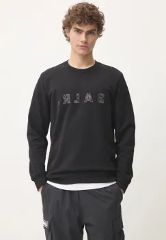 BALR. bluza barbati, culoarea negru, cu imprimeu, B1262 1087 imagine