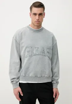 BALR. hanorac de bumbac barbati, culoarea gri, uni, B1262.1093 imagine