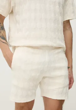 BALR. pantaloni scurti din bumbac barbati, culoarea bej, B1433.1023 imagine