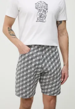 BALR. pantaloni scurti din bumbac barbati, culoarea gri, B1433.1026 imagine