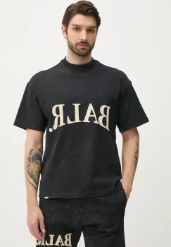 BALR. tricou din bumbac barbati, culoarea negru, cu imprimeu, B1112.1284 imagine