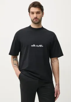 BALR. tricou din bumbac barbati, culoarea negru, cu imprimeu, B1112.1285 imagine