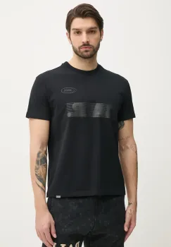 BALR. tricou din bumbac barbati, culoarea negru, cu imprimeu, B1112.1301 imagine