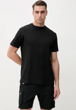 BALR. tricou din bumbac barbati, culoarea negru, uni, B1112.1281 imagine