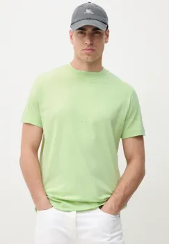 BALR. tricou din bumbac barbati, culoarea verde, uni, B1112.1281 imagine
