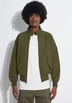 Baracuta geaca bomber G9 Cloth barbati, culoarea verde, de tranzitie, BRCPS0001 imagine
