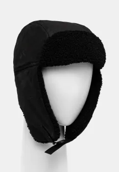 Barbour caciula din bumbac culoarea negru, bumbac, MHA0710 imagine