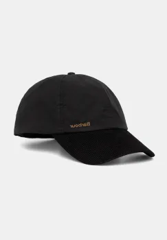 Barbour caciula din bumbac Transport culoarea negru, MHA0888 imagine