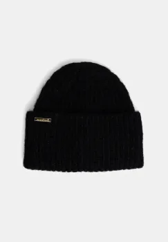 Barbour caciula Meryl Beanie culoarea negru, LHA0609 imagine