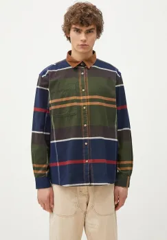 Barbour camasa din bumbac Bushlane OS Tartan Shirt barbati, cu guler clasic, relaxed, MSH5532 imagine