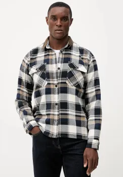 Barbour camasa din bumbac GRASMOOR culoarea bleumarin, cu guler clasic, relaxed, MSH5646 imagine