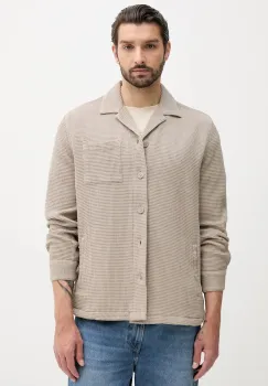 Barbour camasa din bumbac SANDWOOD culoarea bej, cu guler clasic, relaxed, MOS0416 imagine