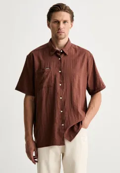 Barbour camasa pentru barbati din bumbac cu elastan Kingswood imagine