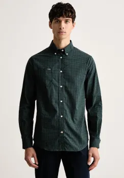 Barbour camasa pentru barbati din bumbac Harbourwall imagine