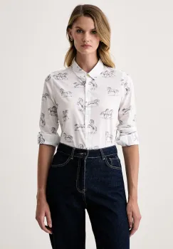 Barbour camasa pentru femei cu bumbac Safari imagine
