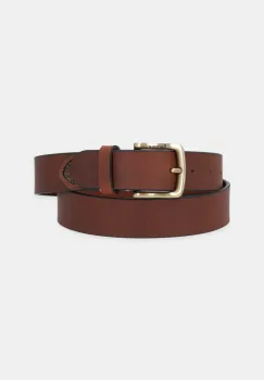 Barbour curea de piele barbati, culoarea maro, MAC0446 imagine