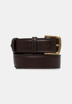 Barbour curea de piele culoarea maro, MAC0482 imagine