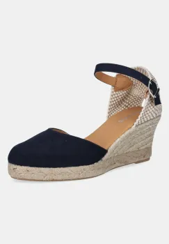 Barbour espadrile Elder culoarea albastru marin, toc pana, LFO0765NY31 imagine