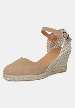 Barbour espadrile Elder culoarea bej, toc pana, LFO0765TA31 imagine