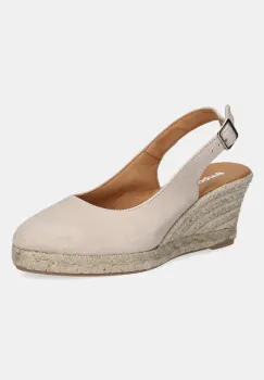 Barbour espadrile Hazel culoarea bej, toc pana, LFO0764CR31 imagine