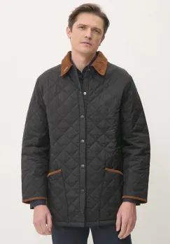 Barbour geaca 30th Anniversary Liddesdale Quilted Jacket barbati, culoarea negru, de tranzitie, MQU1816 imagine