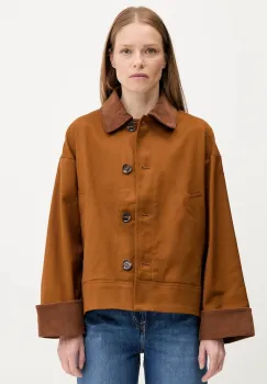 Barbour geaca ABBEY culoarea maro, de tranzitie, LCA0362 imagine