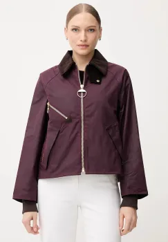 Barbour geaca ARLENE culoarea bordo, de tranzitie, LWX1482 imagine