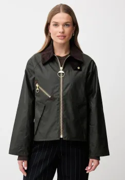 Barbour geaca ARLENE culoarea verde, de tranzitie, LWX1482 imagine