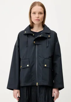 Barbour geaca CECILE culoarea bleumarin, de tranzitie, oversize, LSP0240 imagine