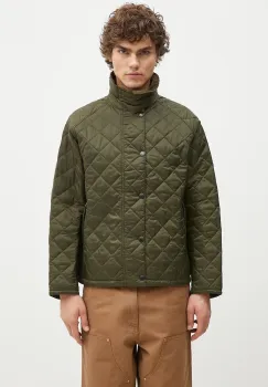 Barbour geaca cu aspect de camasa OS Transport Quilted Jacket culoarea verde, de tranzitie, oversize, MQU1796 imagine