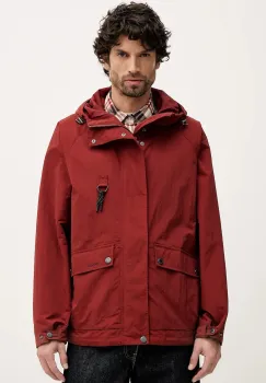 Barbour geaca culoarea rosu, de tranzitie, MSP0166 imagine