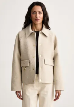 Barbour  geaca de tranzitie pentru femei din lana imagine