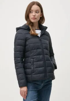 Barbour geaca femei, culoarea albastru marin, de tranzitie, LQU1271 imagine