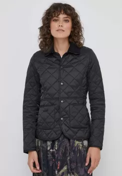 Barbour geaca femei, culoarea negru, de tranzitie imagine