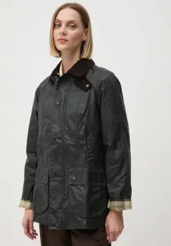 Barbour geaca femei, culoarea verde, de tranzitie, LWX0667 imagine