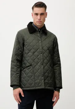 Barbour geaca LIDDESDALE culoarea verde, de tranzitie, MQU1794 imagine