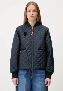 Barbour geaca REYNA culoarea bleumarin, de tranzitie, LQU1826 imagine