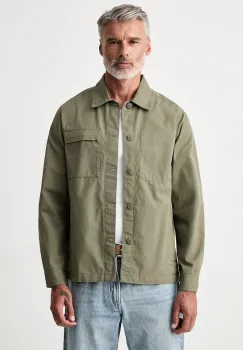 Barbour geaca tip camasa pentru barbati din bumbac Sherburn imagine