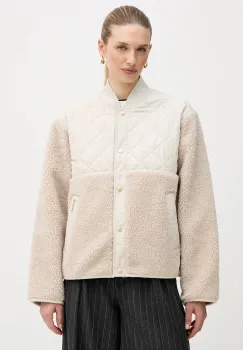 Barbour geaca Wetherby culoarea bej, de tranzitie, LFL0084 imagine