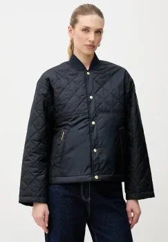 Barbour geaca Wetherby culoarea bleumarin, de tranzitie, oversize, LQU1884 imagine