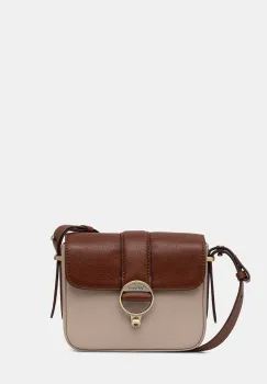 Barbour geanta crossbody pentru femei, din piele roz imagine