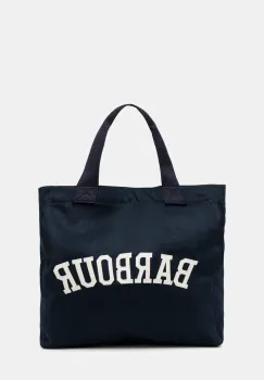 Barbour geanta de bumbac culoarea albastru marin, LBA0414NY91 imagine