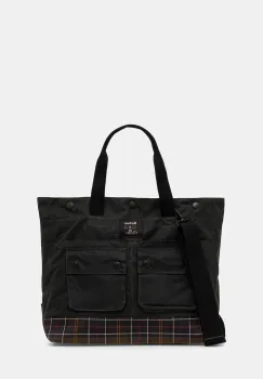 Barbour geanta Field Wax culoarea verde, UBA0750 imagine