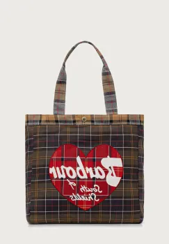 Barbour geanta shopper pentru femei din bumbac imagine