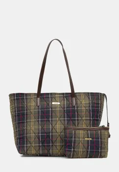 Barbour geanta shopper pentru femei Tartan Bags imagine