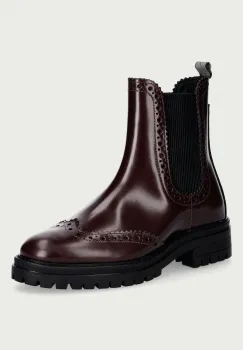 Barbour ghete scurte pentru femei din piele Fawne imagine