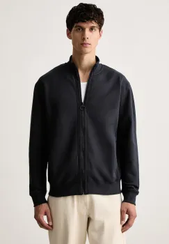 Barbour hanorac cu fermoar pentru barbati din bumbac Caldbeck imagine