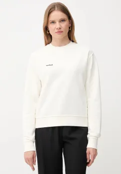 Barbour hanorac de bumbac culoarea bej, uni, LOL0623 imagine