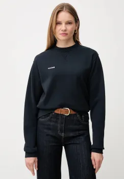 Barbour hanorac de bumbac culoarea bleumarin, uni, LOL0623 imagine