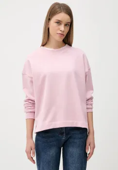 Barbour hanorac de bumbac Rosie culoarea roz, cu imprimeu, LOL0666 imagine